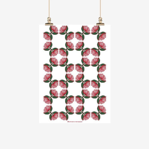 Pohutukawa Tea Towel by Ali Davies