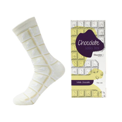 White Chocolate Socks by outta SOCKS