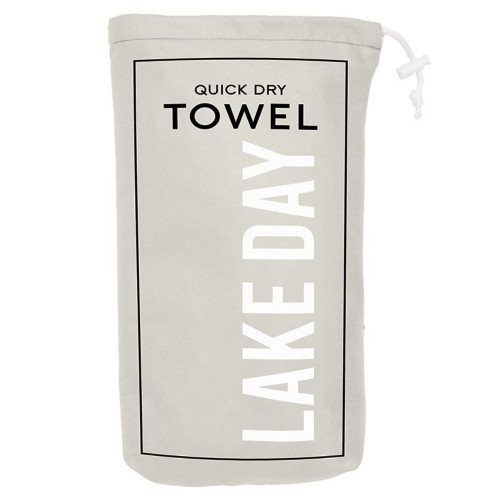 Lake Day Quick Dry Oversized Beach Towel by Santa Barbara Design Studio