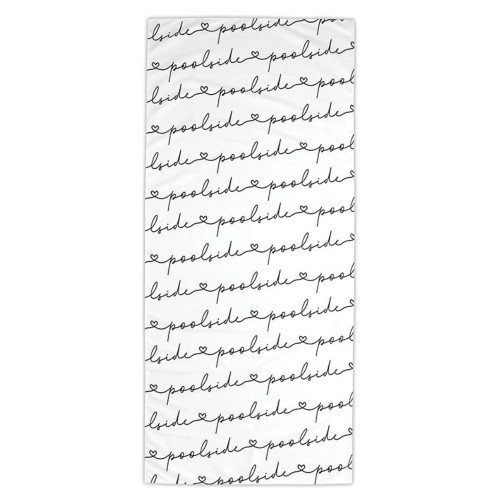 Poolside Quick Dry Oversized Beach Towel by Santa Barbara Design Studio