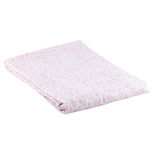 Hearts and Crowns Swaddle Blanket by Stephan Baby