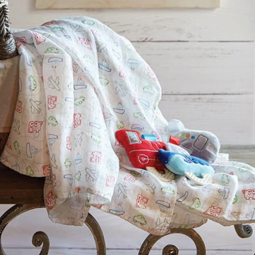 Transportation Swaddle Blanket by Stephan Baby