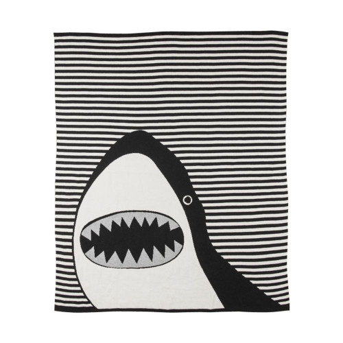 Shark Baby Blanket by Tranquillo