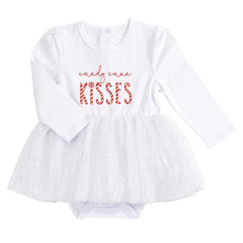 Candy Cane Kisses Dress (6-12 months) by Stephan Baby