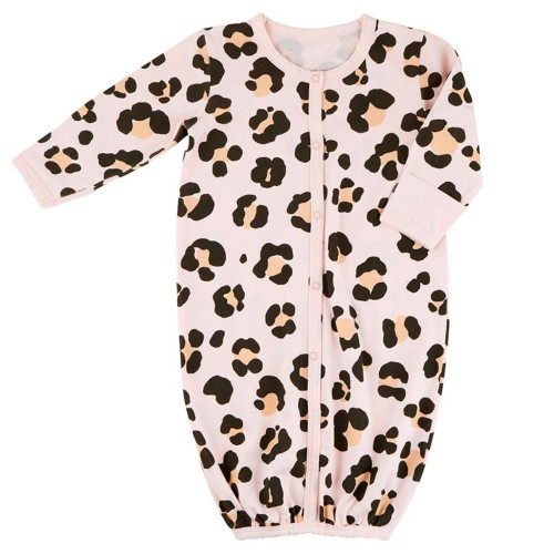 Cheetah Knit Gown (0-6 months) by Stephan Baby