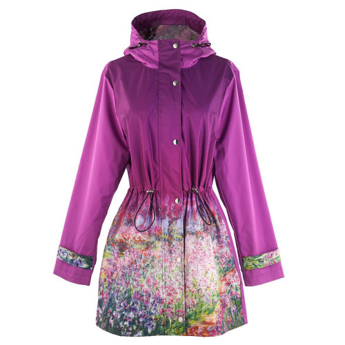 Monet Garden Raincoat by Galleria - Front