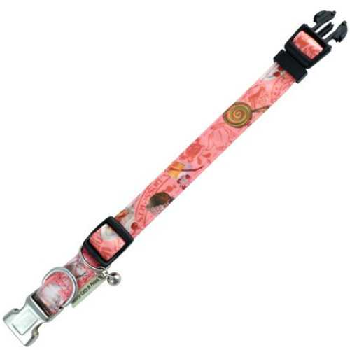 Pink Small Pet Collar by Henry Cats & Friends
