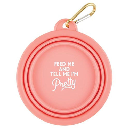 Feed Me Collapsible Pet Bowl by Santa Barbara Design Studio