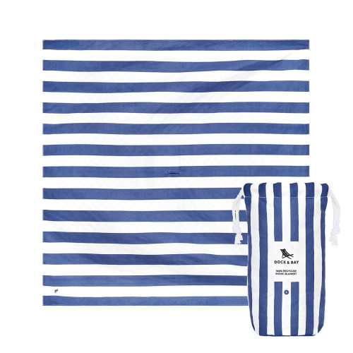 Picnic Blanket - Extra Large - Whitsunday Blue by Dock & Bay