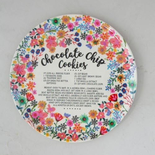 Plate Giving Melamine Choc Chp Cookie by Natural Life