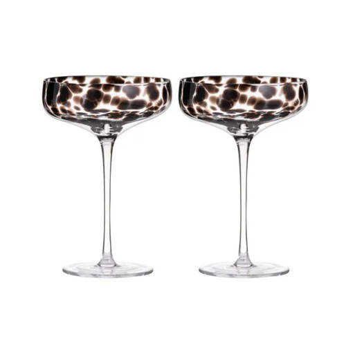 Selena Coupe Glass - 2 Pack by Tempa