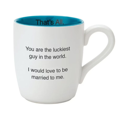 Ta Mug - Luckiest Guy by Sanata Barbara Design Studio