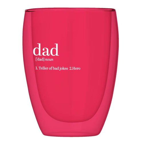 Double Wall Stemless Glass - Dad by Slant Collections