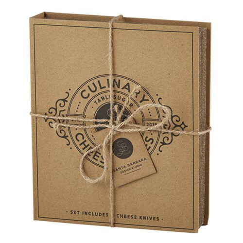 Cardboard Book Set - Cheese Knives by Santa Barbara Design Studio Cardboard Book Set - Cheese Knives by Santa Barbara Design Studio