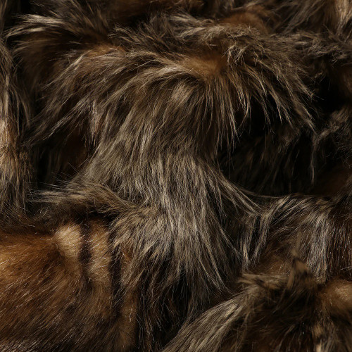 Close up of Red Fox Faux Fur Plush Pod by Heirloom