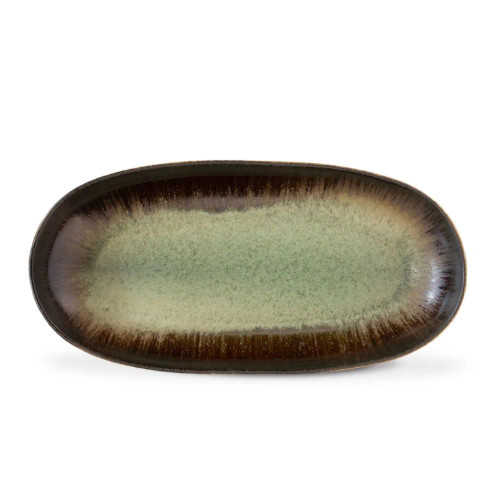 Iris Oval Plate by Ceramirupe