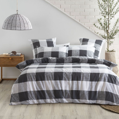 Alec Carbon Duvet Cover Set by Nu Edition
