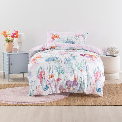 Mermaid Lagoon Duvet Cover Set by Squiggles