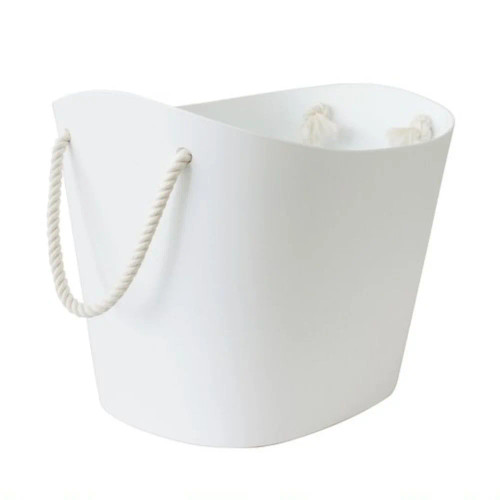 Medium Laundry Tub - White by Hachiman