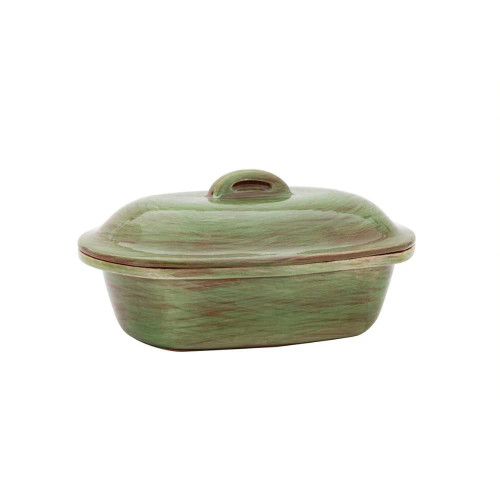 Roaster Lidded - Verde (39 x 24 cm) by Fratelli Coli