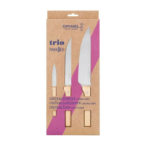 Parallele Trio Chef Knife Set by Opinel
