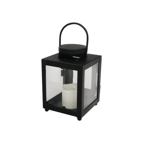 Lantern with LED Candle 13cm by Le Forge