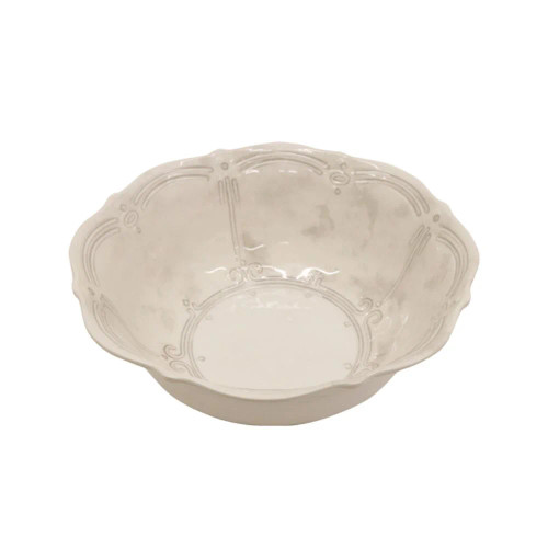 Melamine French Grey Bowl 30cm by Le Forge