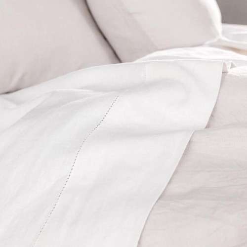 Union Hemstitch Pillowcases by Seneca