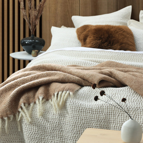 Loom Chalk Coverlet Set by MM Linen