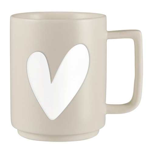Matte Café Demi Mug - Heart by Santa Barbara Design St