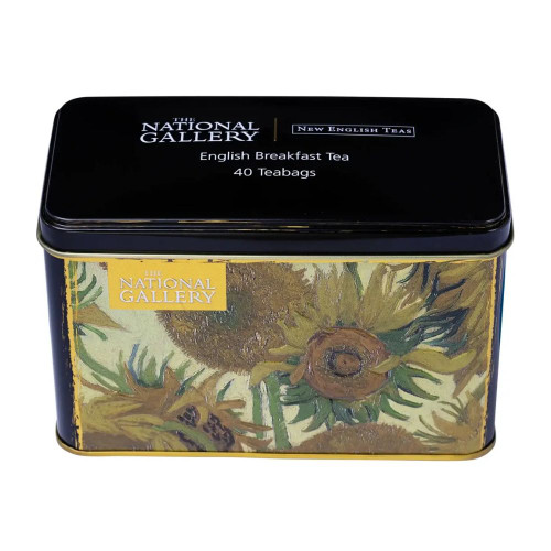 Tea Mg Van Gogh Sunflowers Tin 40 Bag Eb by New English Teas