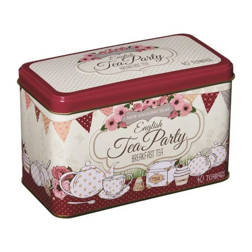 Tea English Garden Eg Tin 40 Bag - Red by New English Teas