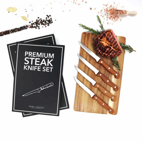Premium Steak Knife Book by Home Chapter