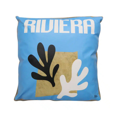Art Cushion Riviera - French Blue by Le Forge