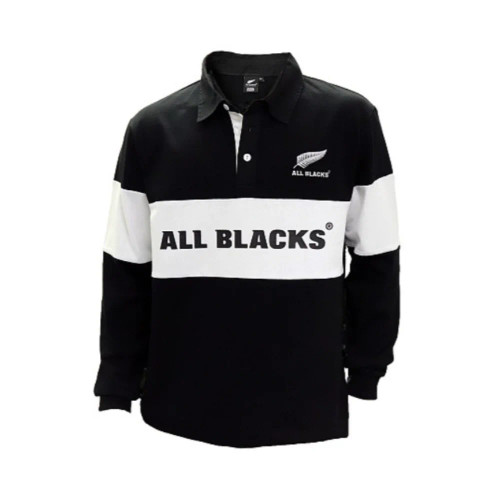 All Blacks Adult LS Polo Shirt