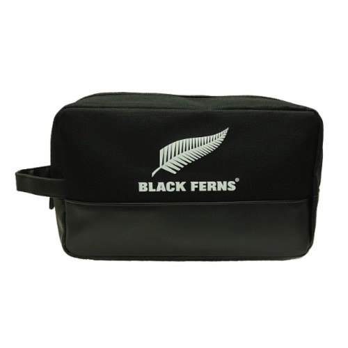 Black Ferns PU Panel Toilet Bag