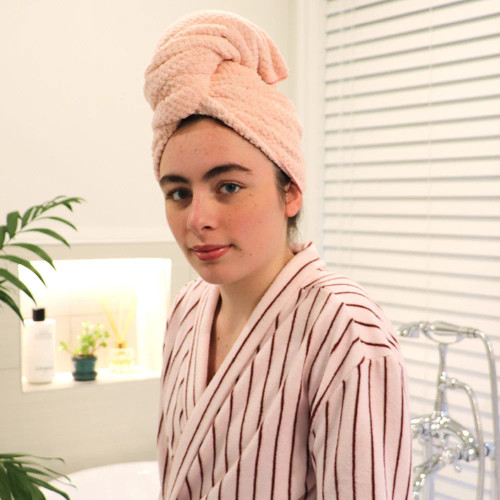 Toweling Hair Wrap by Honeydew