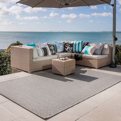 Flax In & Outdoor Flat Weave Floor Rugs by Ollo