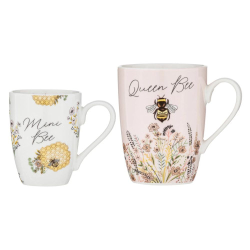 Mini Me Bee 2 Piece Mug Gift Set by Ashdene