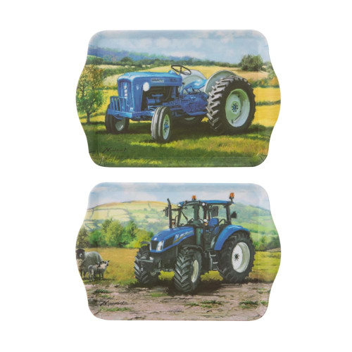 Tractors Then/Now Ford 2pk Scatter Tray by Ashdene