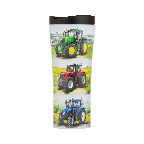 Tractors Then/Now Assorted Travel Mug by Ashdene