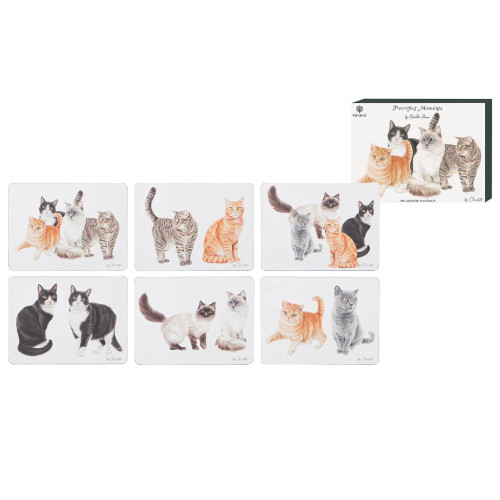 Purrrfect Moments 6pk Placemat by Ashdene