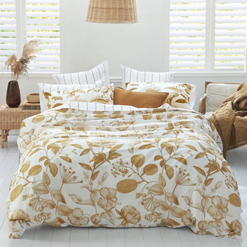 Botanical Ochre Duvet Cover
