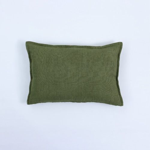 Linen Cushion Leaf
