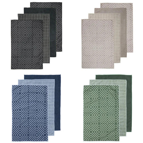 Benton Microfibre Kitchen Towel 4 Pack by Ladelle
