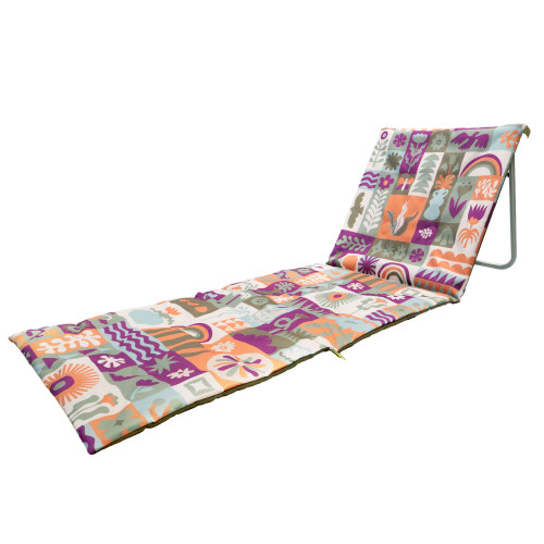 Zippora Beach Lounger Unfolded