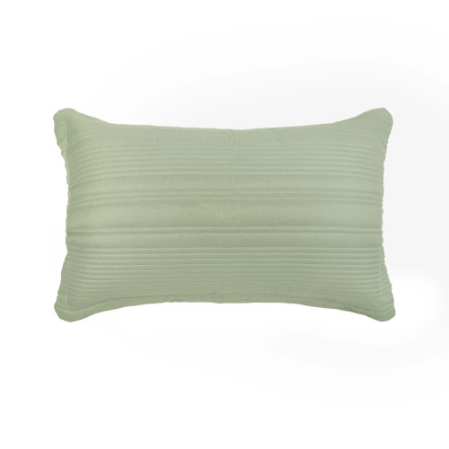 Flinders Coverlet Set Sage Pillowcase Front