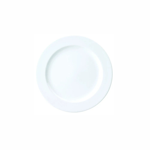 Chelsea Round Plate White 260mm Rim By Royal Porcelain