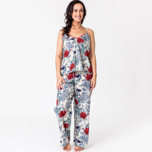 Peony Red Camisole