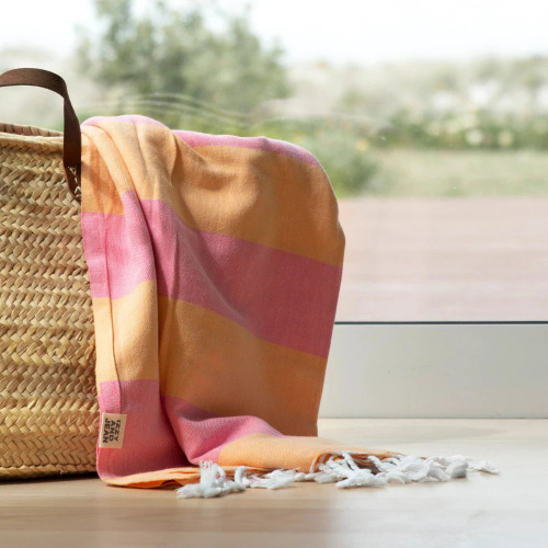 Santorini Towel Melon Pink